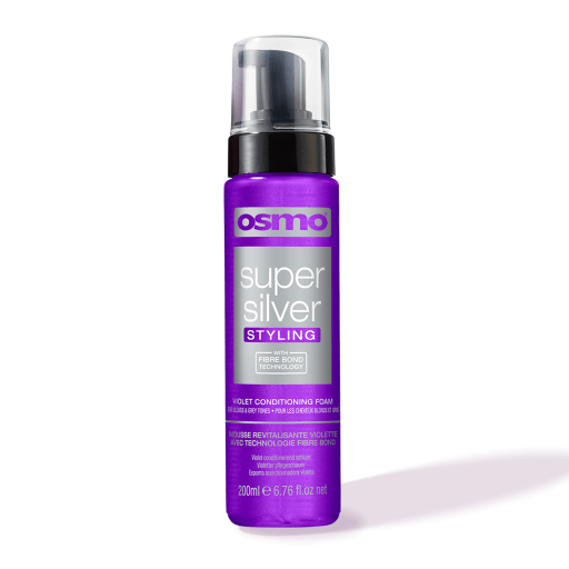 Osmo Super Silver Violet Conditioning Foam 200ml - Hairdressing Supplies