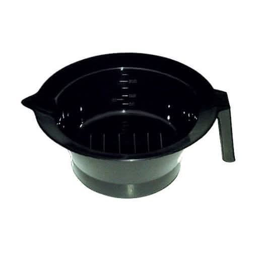 STR Basic Tint Bowl With Handle in Black - Hairdressing Supplies