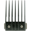 WAHL No.8 25mm Metal Backed 1" Comb Attachment Cut Black - Hairdressing Supplies