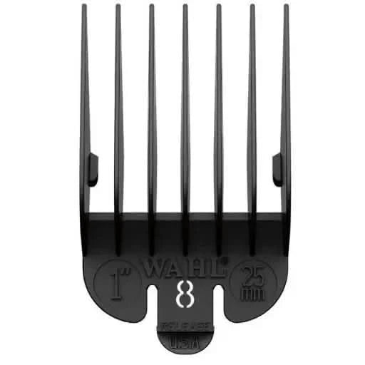 WAHL No.8 Black 1" Attachment Comb 25mm - Hairdressing Supplies