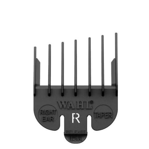WAHL Right Ear Taper Attachment Comb Black - Hairdressing Supplies