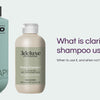 Osmo Scalp Therapy Detoxify Shampoo 400ml and 3deluxe Detox Shampoo 250ml beside the question What is clarifying shampoo used for?