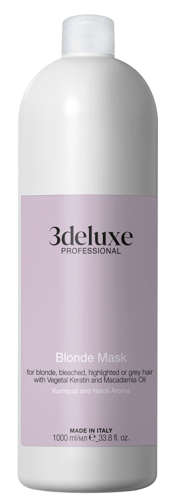 3deluxe Professional Blonde Mask 1000ml - Hairdressing Supplies