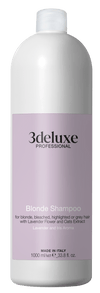 3deluxe Professional Blonde Shampoo 1000ml - Hairdressing Supplies