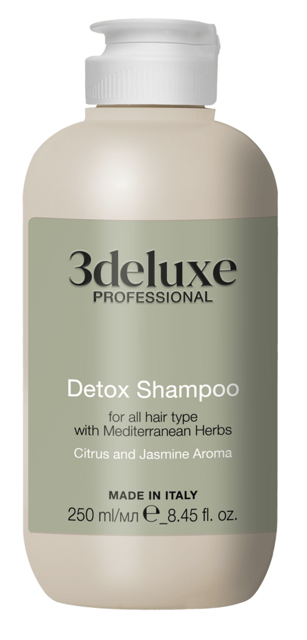 3deluxe Professional Detox Shampoo 250ml - Hairdressing Supplies