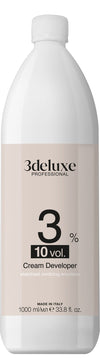3deluxe Professional Professional Cream Peroxide Developer 1000ml - Hairdressing Supplies