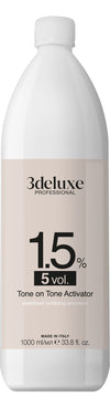 3deluxe Professional Professional Cream Peroxide Developer 1000ml - Hairdressing Supplies