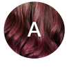 Aubergine A hair colour swatch
