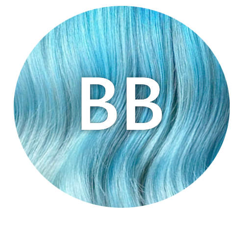 Bubblegum Blue BB hair colour swatch