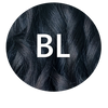 Black BL hair colour swatch