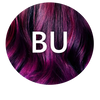 Burgundy BU hair colour swatch