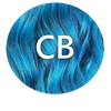 Capri Blue CB hair colour swatch