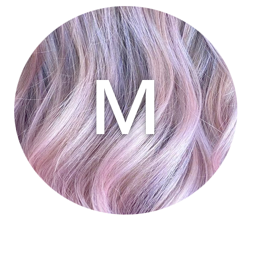 Marshmallow M hair colour swatch