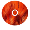 Orange O hair colour swatch