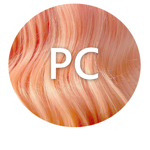 Peachy Coral PC hair colour swatch