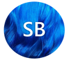 Sky Blue SB hair colour swatch