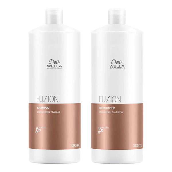 Wella Fusion Intense Repair Shampoo + Conditioner 1000ml