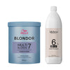 Wella Blondor Powder 800G + 3deluxe Professional Professional Cream Developer 20V 1000ml