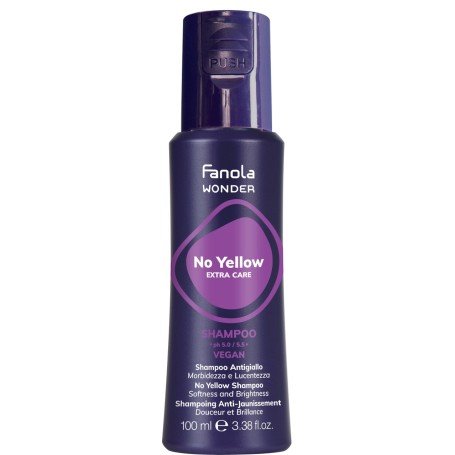 Fanola Wonder No Yellow Shampoo 100ml - Hairdressing Supplies