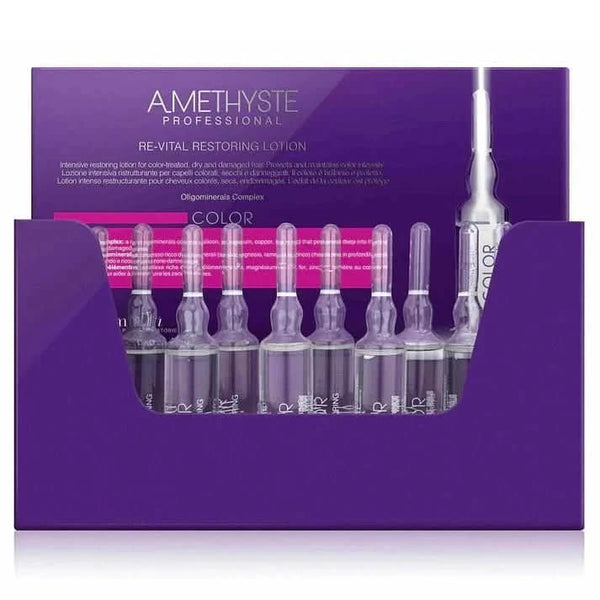 FarmaVita Amethyste Color Revital Restoring Lotion 10 x 10ml - Hairdressing Supplies