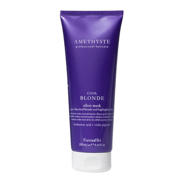 FarmaVita Amethyste Cool Blonde Silver Mask 250ml - Hairdressing Supplies