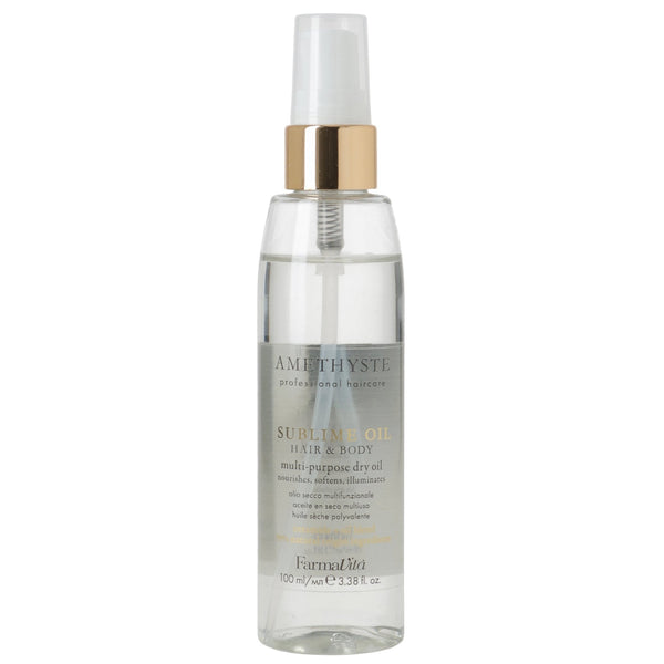 FarmaVita Amethyste Sumblime Oil Hair & Body Multi - Purpose Dry Oil 100ml - Hairdressing Supplies