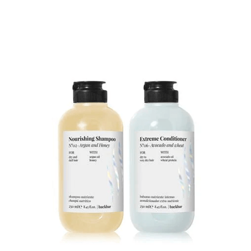 FarmaVita Back Bar Nourishing Shampoo No.02 + Conditioner No.06 - Hairdressing Supplies