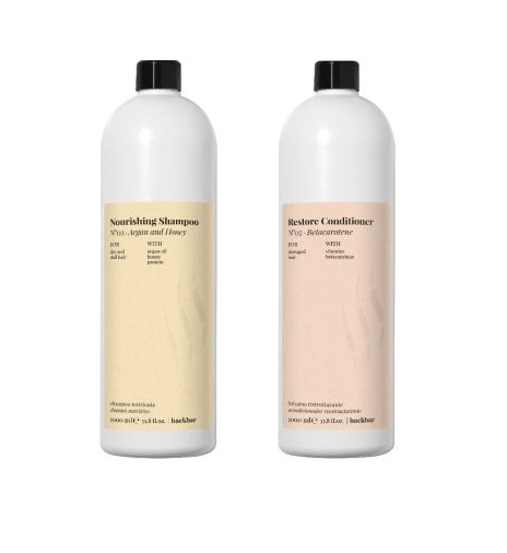 FarmaVita Back Bar Nourishing Shampoo No.02 + Conditioner No.07 - Hairdressing Supplies