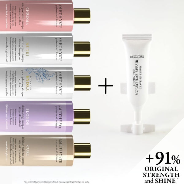 Farrmavita Amethyste Biomimetic Molecular Repair Leave - In Serum 5x5ml - Hairdressing Supplies