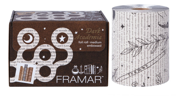 Framar Dark Academia - Embossed Roll 320 ft. - Hairdressing Supplies