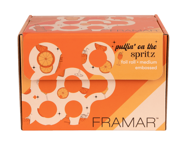 Framar Puttin' On The Spritz Embossed Foil Roll 320 ft. - Hairdressing Supplies