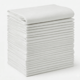 White Embossed Disposable Towels 50 Pack 40CM x 80CM