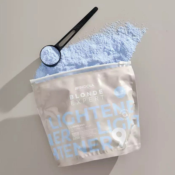 Indola Blonde Expert Blue Lightener 9+ 450g - Hairdressing Supplies