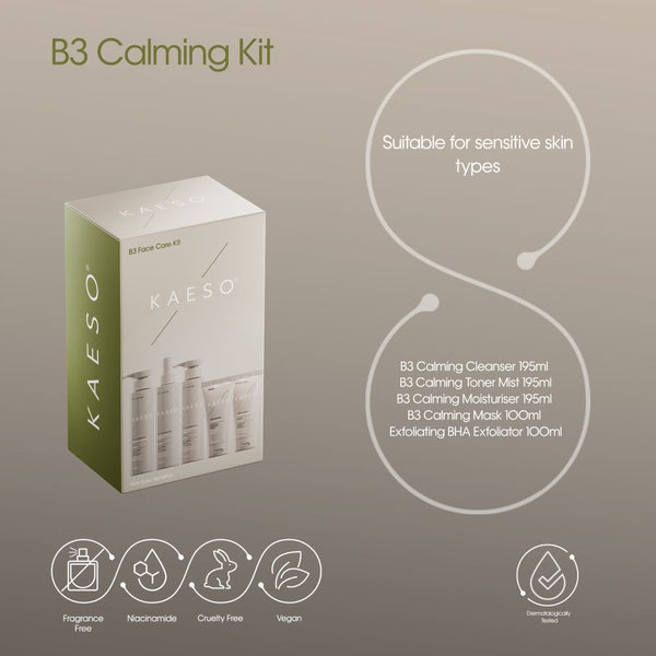 Kaeso Beauty B3 Calming Gift Box - Hairdressing Supplies