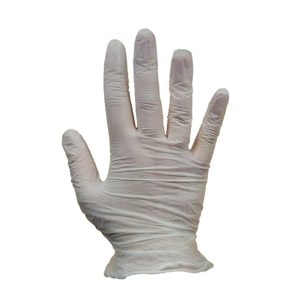 Latex White Powder Free Gloves x100 - Hairdressing Supplies