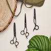 Leaf The Black Edition Scissor 5 Inch - Hairdressing Supplies