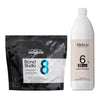 L'Oreal Professionnel Blond Studio 8 Multi Techniques Powder 500g + 3deluxe Professional Professional Cream Developer 20V 1000ml - Hairdressing Supplies