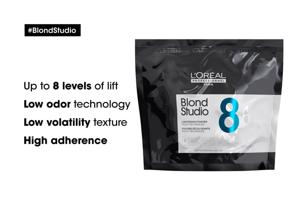 L'Oreal Professionnel Blond Studio 8 Multi Techniques Powder 500g - Hairdressing Supplies