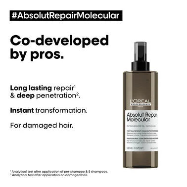 L'Oreal Professionnel - Serie Expert Absolut Repair Molecular Pre - Treatment 190ml - Hairdressing Supplies