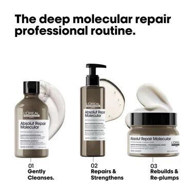 L'Oreal Professionnel - Serie Expert Absolut Repair Molecular Rinse - Off Mask 500ML - Hairdressing Supplies