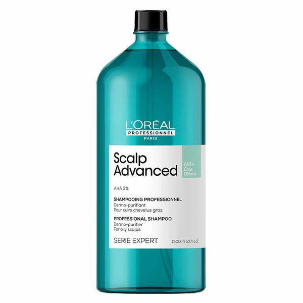 L'Oreal Professionnel - Serie Expert Scalp Advanced Anti - Oiliness Dermo - Purifier Shampoo 1500ML - Hairdressing Supplies