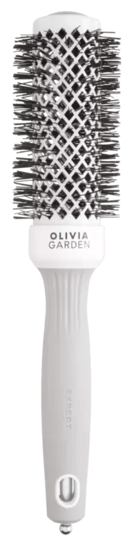 Olivia Garden - Expert - Blowout Shine - White & Grey - 35mm - Hairdressing Supplies