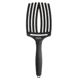 Olivia Garden - Fingerbrush Care - Iconic - Boar & Nylon - Full Black - Large