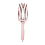 Olivia Garden - Fingerbrush Care - Iconic - Boar & Nylon - Pastel Pink - Medium