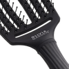 Olivia Garden - Fingerbrush Care - Iconic - Double Bristles - Black - Medium - Hairdressing Supplies