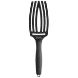 Olivia Garden - Fingerbrush Care - Iconic - Double Bristles - Black - Medium