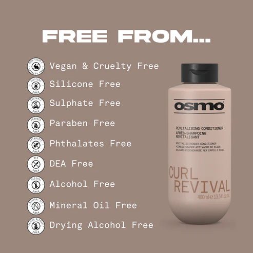 Osmo Curl Revival Revitalising Conditioner 400ml - Hairdressing Supplies