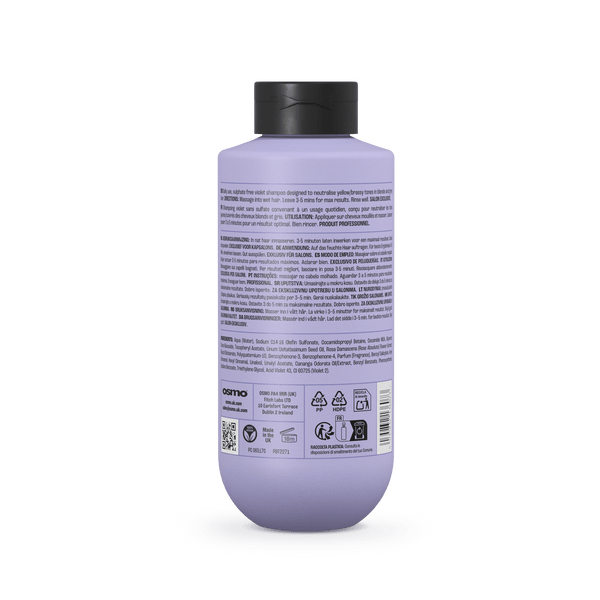 Osmo Daily Blonde Silverising Shampoo 400ml - Hairdressing Supplies