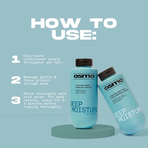 Osmo Deep Moisture Conditioner 400ml - Hairdressing Supplies