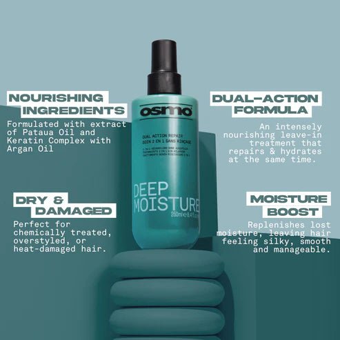Osmo Deep Moisture Dual Action Miracle Repair 250ml - Hairdressing Supplies